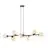 Emibig Suspension Luminaire Pandora Acier Noir | Convient pour 8x E14 - Max 10W